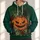 Halloween Pumpkin and Black Cats for Spooky Autumn Nights, Women’s Fall Style All-over Print Hoodie (Lightweight) - 1