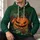 Halloween Pumpkin and Black Cats for Spooky Autumn Nights, Women’s Fall Style All-over Print Hoodie (Lightweight) - 6