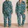 Space Rockets, Satellites and Planets for Cozy Summer Nights and Young Astronauts Satin Pajamas Set - 2