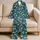 Space Rockets, Satellites and Planets for Cozy Summer Nights and Young Astronauts Satin Pajamas Set - 5