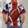 Patriotic Football And Stars For Game Day Tailgates And American Sports Fans All-over Print Unisex T-shirt - 6