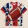 Patriotic Football And Stars For Game Day Tailgates And American Sports Fans All-over Print Unisex T-shirt - 1