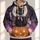 Black Cat Pumpkin Moon Halloween Night Scene for Spooky Autumn Gatherings and Cozy Evenings All-over Print Hoodie (Lightweight) - 1
