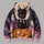 Black Cat Pumpkin Moon Halloween Night Scene for Spooky Autumn Gatherings and Cozy Evenings All-over Print Hoodie (Lightweight) - 5