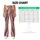 Blush Pink and Taupe Vertical Stripes for Yoga, Pilates and Everyday Active Style Leggings - 7
