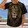 Regal Lion Portrait for Bold Everyday Style, Wildlife Enthusiasts and Nature Lovers All-over Print Unisex T-shirt - 2