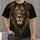 Regal Lion Portrait for Bold Everyday Style, Wildlife Enthusiasts and Nature Lovers All-over Print Unisex T-shirt - 4