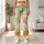 Orange Mint Tie Dye for Yoga Pilates and Everyday Activewear Leggings - 12