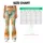 Orange Mint Tie Dye for Yoga Pilates and Everyday Activewear Leggings - 7
