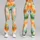 Orange Mint Tie Dye for Yoga Pilates and Everyday Activewear Leggings - 9
