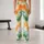 Orange Mint Tie Dye for Yoga Pilates and Everyday Activewear Leggings - 10