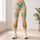 Orange Mint Tie Dye for Yoga Pilates and Everyday Activewear Leggings - 4