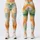 Orange Mint Tie Dye for Yoga Pilates and Everyday Activewear Leggings - 3