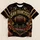 San Francisco Football Crest With Golden Flames for Game Day and School Spirit All-over Print Unisex T-shirt - 1