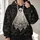 Ivory Lace Ghost and Black Roses for Halloween Nights and Gothic Fall Style Lovers All-over Print Hoodie (Lightweight) - 2