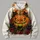 Menacing Pumpkin, Black Cats & Red Roses for Halloween Parties and Autumn Nights All-over Print Hoodie (Lightweight) - 4