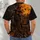 Scarecrow and Glowing Pumpkins for Halloween Nights and Autumn Farm Adventures All-over Print Unisex T-shirt - 6