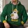 Cheese Hat Ghost with Beer Mug for Halloween Game Day Fun All-over Print Hoodie (Lightweight) - 6