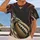 Gold Football and Heraldic Fleur Emblem for Game Day Tailgates and Autumn Sports Fans All-over Print Unisex T-shirt - 2
