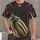 Gold Football and Heraldic Fleur Emblem for Game Day Tailgates and Autumn Sports Fans All-over Print Unisex T-shirt - 4