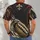 Gold Football and Heraldic Fleur Emblem for Game Day Tailgates and Autumn Sports Fans All-over Print Unisex T-shirt - 6