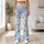 Light Blue Wildflower Blooms for Yoga, Pilates and Relaxed Everyday Studio Sessions Leggings - 10