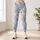 Light Blue Wildflower Blooms for Yoga, Pilates and Relaxed Everyday Studio Sessions Leggings - 4