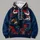 Blue Bull Football Mascot for Game Day Tailgating and Fall Sports Fans All-over Print Hoodie (Lightweight) - 4