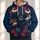 Blue Bull Football Mascot for Game Day Tailgating and Fall Sports Fans All-over Print Hoodie (Lightweight) - 1