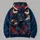 Blue Bull Football Mascot for Game Day Tailgating and Fall Sports Fans All-over Print Hoodie (Lightweight) - 5