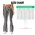 Black And White Pinstripes For Studio Sessions, City Strolls And Everyday Minimalist Style Leggings - 7