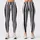 Black And White Pinstripes For Studio Sessions, City Strolls And Everyday Minimalist Style Leggings - 3