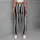 Black And White Pinstripes For Studio Sessions, City Strolls And Everyday Minimalist Style Leggings - 6