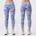 Lavender Fan Scales With White Blossoms For Yoga, Pilates And Everyday Outings Wear Leggings - 3