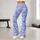 Lavender Fan Scales With White Blossoms For Yoga, Pilates And Everyday Outings Wear Leggings - 11