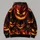 Fiery Jack-o'-Lantern Faces for Halloween Parties and Cozy Autumn Gatherings All-over Print Hoodie (Lightweight) - 5