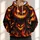 Fiery Jack-o'-Lantern Faces for Halloween Parties and Cozy Autumn Gatherings All-over Print Hoodie (Lightweight) - 1