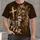 Crowned Lion Cross Faith Over Fear Psalm 56:3 Christian Church Gift for Men All-over Print Unisex T-shirt - 4