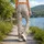 Tiny Terracotta Wildflowers for Yoga, Pilates, and Everyday Spring Style Leggings - 12