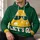 Cheese Slice Sunglasses and Football Laces for Game Day Tailgating Fans All-over Print Hoodie (Lightweight) - 6