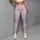 Lavender Gingham Hearts and Pink Bows for Yoga, Pilates, and Everyday Outings Leggings - 6