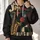 Vintage Jazz Collage With Saxophone And Vinyl For Live Music Fans And Nightlife All-over Print Hoodie (Lightweight) - 2