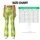 Lime Green Argyle Diamonds for Yoga Pilates and Everyday Activewear Leggings - 7