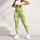 Lime Green Argyle Diamonds for Yoga Pilates and Everyday Activewear Leggings - 5