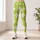 Lime Green Argyle Diamonds for Yoga Pilates and Everyday Activewear Leggings - 6
