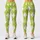 Lime Green Argyle Diamonds for Yoga Pilates and Everyday Activewear Leggings - 1