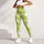 Lime Green Argyle Diamonds for Yoga Pilates and Everyday Activewear Leggings - 5