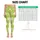 Lime Green Argyle Diamonds for Yoga Pilates and Everyday Activewear Leggings - 3