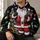 Santa, Christmas Tree And Gift Scene For Festive Holiday Gatherings And Winter Cheer All-over Print Hoodie (Lightweight) - 6