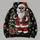 Santa, Christmas Tree And Gift Scene For Festive Holiday Gatherings And Winter Cheer All-over Print Hoodie (Lightweight) - 5
